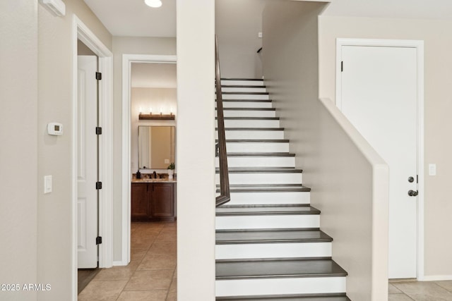 11048 E Quintana Ave, Mesa, AZ 85212 - stairs with tile patterned flooring