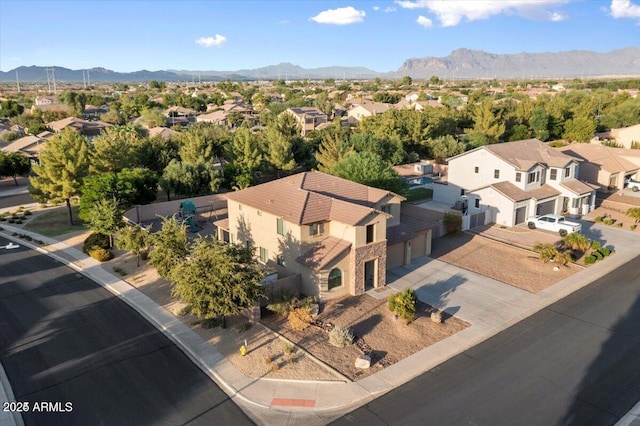 11048 E Quintana Ave, Mesa, AZ 85212 - aerial view of residential area with a mountainous background