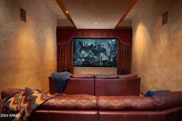 view of home theater room