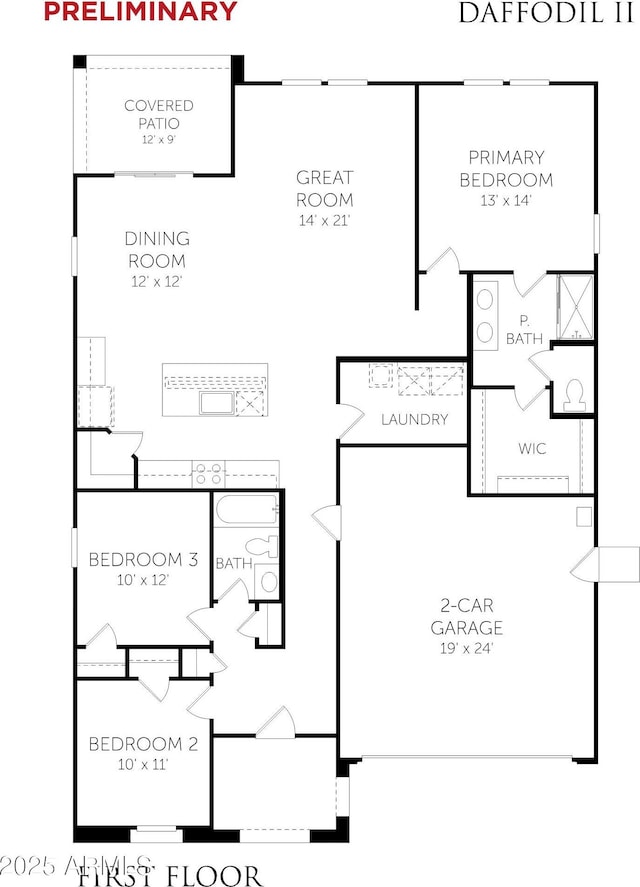 36907 W Santa Maria St, Maricopa, AZ 85138 - view of floor plan / room layout