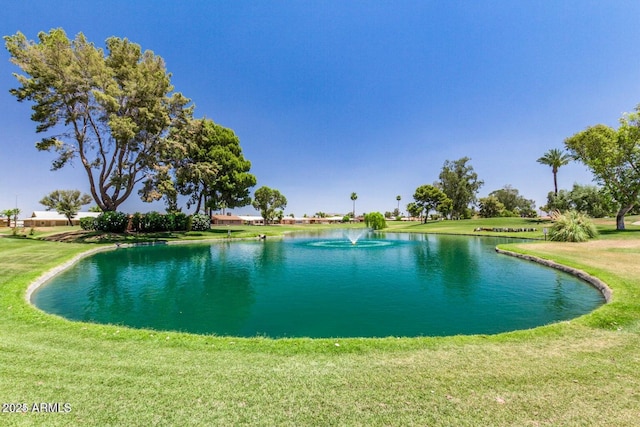 property view of water