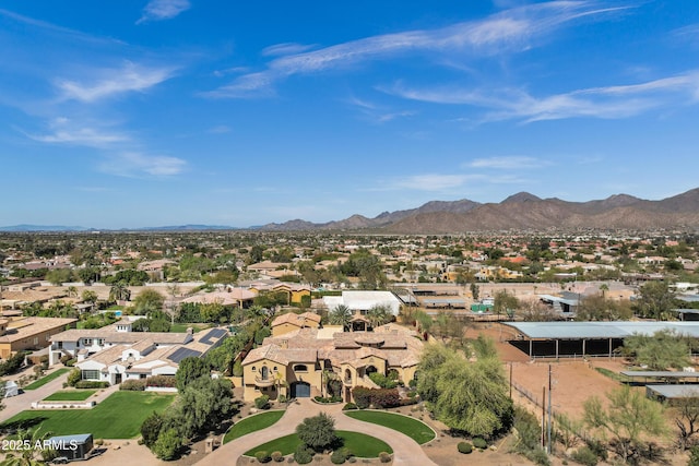 10894 E Turquoise Ave, Scottsdale, AZ 85259 - aerial view featuring a residential view and a mountain view