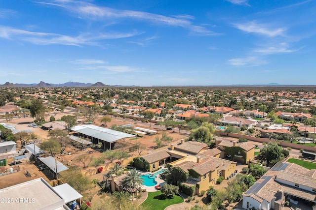 10894 E Turquoise Ave, Scottsdale, AZ 85259 - bird's eye view with a mountain view and a residential view
