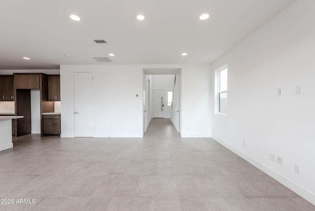 view of unfurnished living room