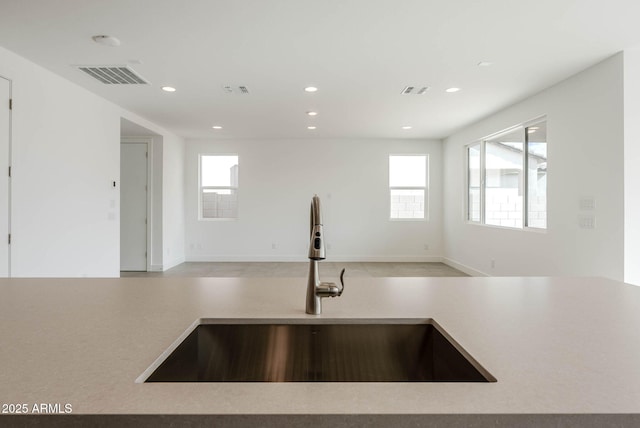 kitchen featuring sink