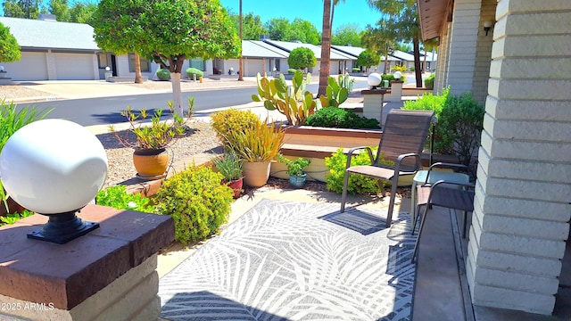 2064 S Farnsworth Dr Unit 38, Mesa, AZ 85209 - view of patio / terrace with a residential view