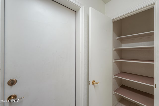 view of closet