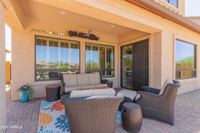 view of patio / terrace with outdoor lounge area