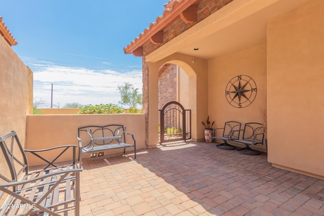 view of patio