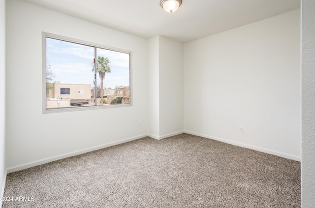 empty room with carpet floors