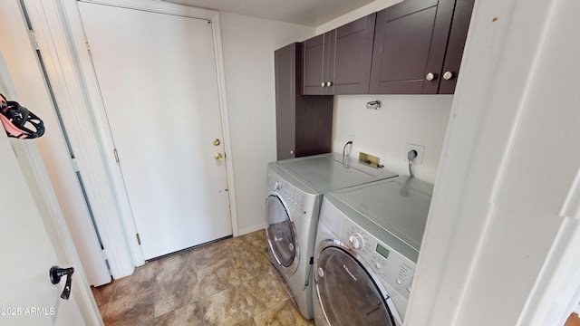 8541 W Pershing Ave, Peoria, AZ 85381 - washroom with cabinet space and washer and dryer