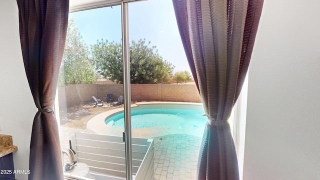 8541 W Pershing Ave, Peoria, AZ 85381 - view of pool with a fenced backyard and a patio