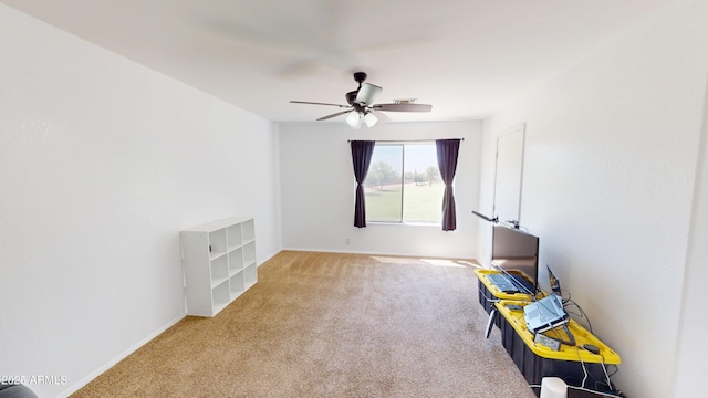 8541 W Pershing Ave, Peoria, AZ 85381 - game room with carpet floors and ceiling fan