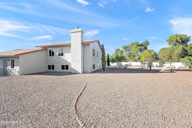 view of back of property