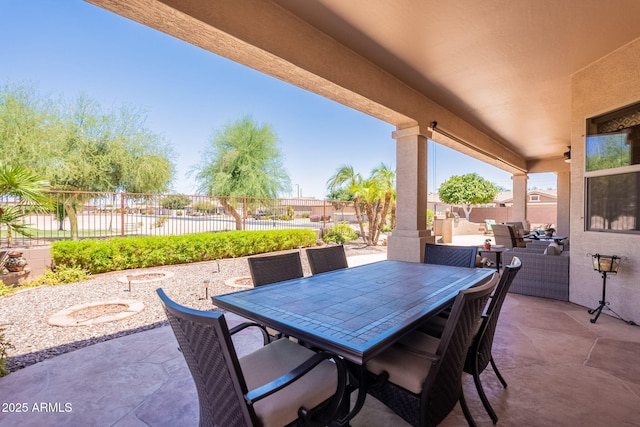 6931 S Four Peaks Way, Chandler, AZ 85249 - fenced backyard featuring a patio area and outdoor dining area