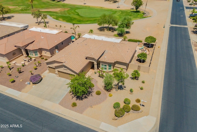 6931 S Four Peaks Way, Chandler, AZ 85249 - aerial view of property and surrounding area with a golf course