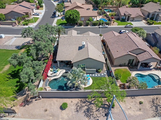 3956 S Hollyhock Pl, Chandler, AZ 85248 - bird's eye view featuring a residential view