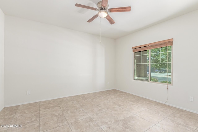 25945 W Runion Dr, Buckeye, AZ 85396 - spare room with a ceiling fan and light tile patterned flooring