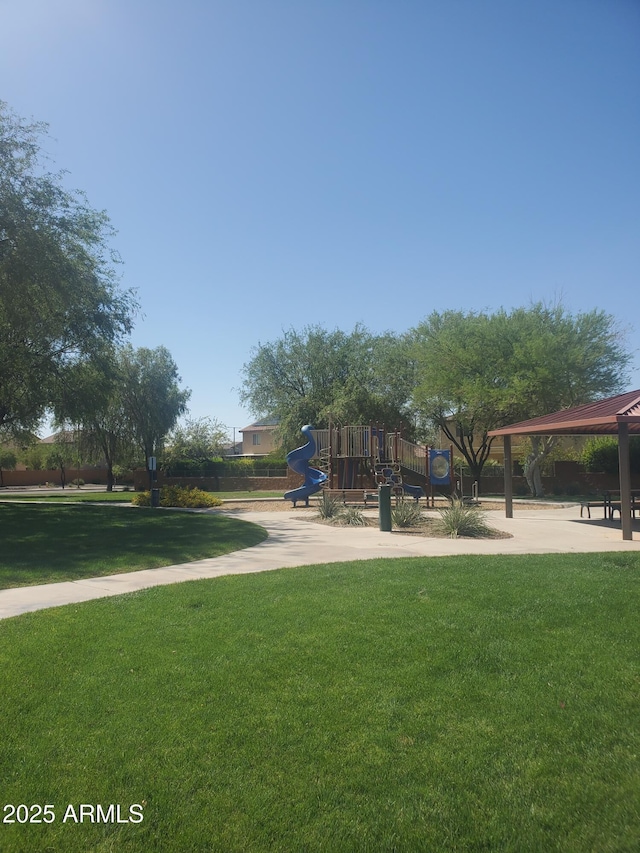 25945 W Runion Dr, Buckeye, AZ 85396 - community play area with a yard and a gazebo