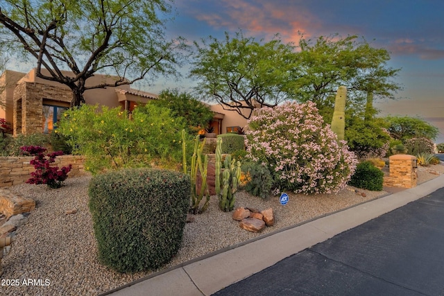 exterior space featuring stucco siding