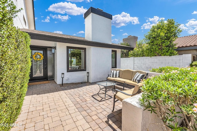5435 E Cambridge Ave, Phoenix, AZ 85008 - view of patio / terrace featuring an outdoor hangout area