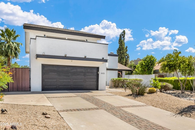 5435 E Cambridge Ave, Phoenix, AZ 85008 - view of front of property featuring concrete driveway and stucco siding