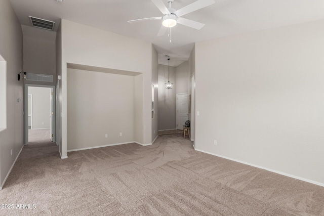 1713 N Sinova, Mesa, AZ 85205 - unfurnished bedroom with visible vents, baseboards, and carpet
