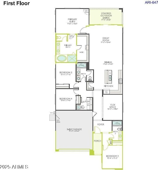 2179 E Mill Rd, San Tan Valley, AZ 85140 - view of property floor plan