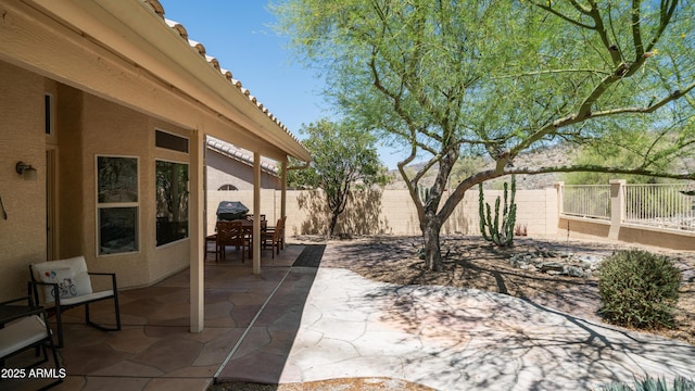 116 E Mountain Sky Ave, Phoenix, AZ 85048 - fenced backyard featuring a patio area and outdoor dining area