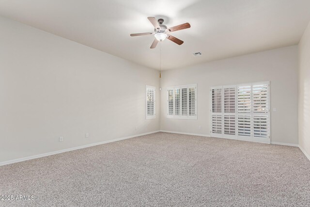 13007 W Tuckey Ct, Glendale, AZ 85307 - carpeted spare room featuring ceiling fan and baseboards