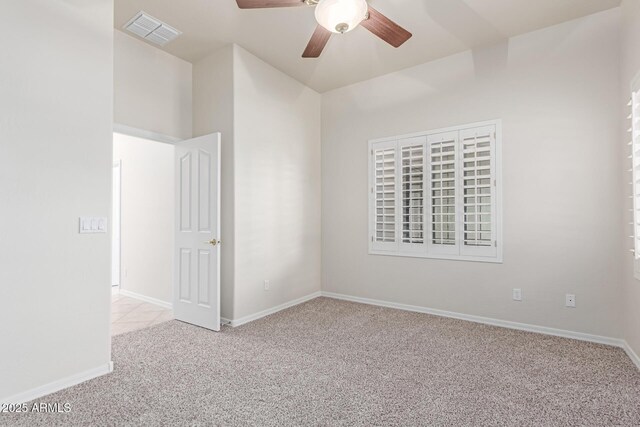 13007 W Tuckey Ct, Glendale, AZ 85307 - carpeted spare room with ceiling fan and baseboards