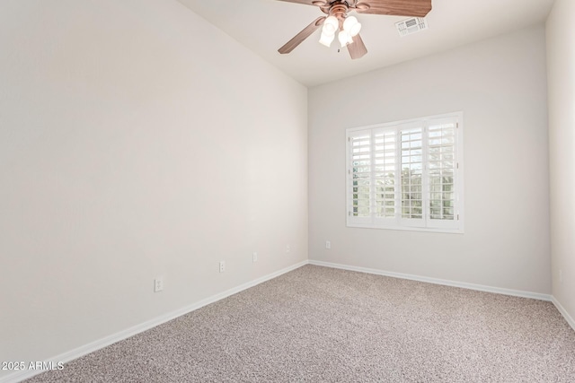 13007 W Tuckey Ct, Glendale, AZ 85307 - carpeted spare room featuring a ceiling fan and baseboards