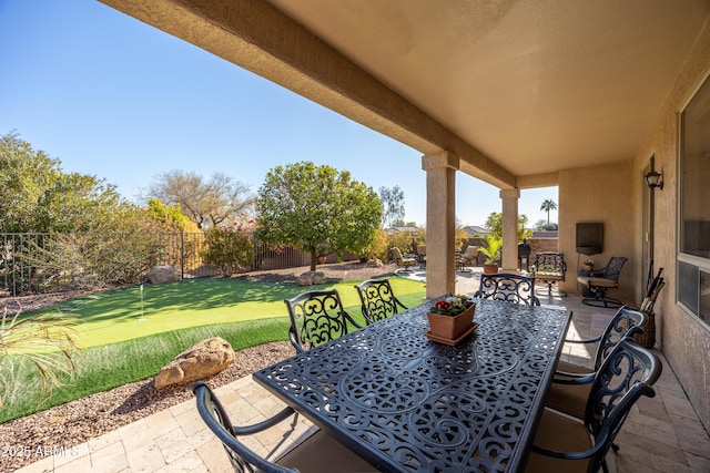 view of patio