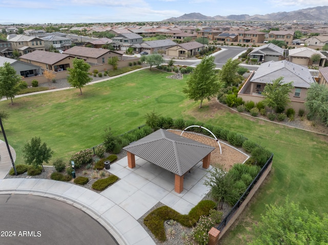 5871 N 187th Ln, Litchfield Park, AZ 85340 - aerial view of residential area featuring mountains