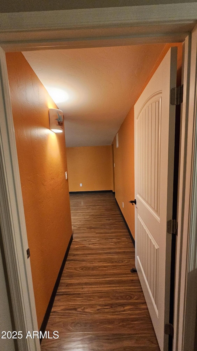 30940 N Varnum Rd, San Tan Valley, AZ 85143 - hallway featuring baseboards and wood finished floors
