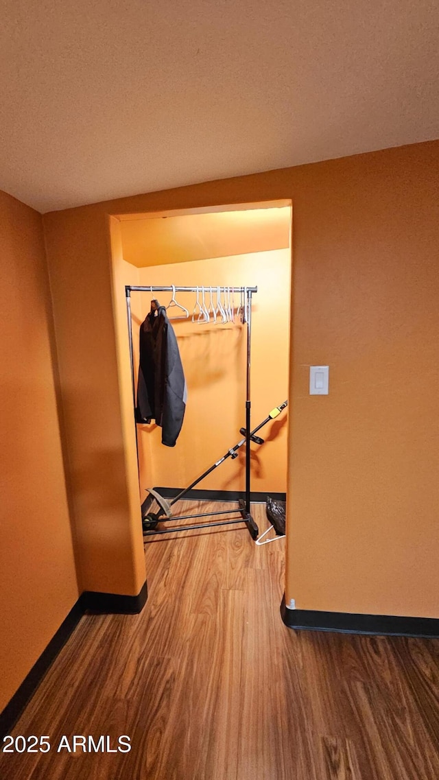 30940 N Varnum Rd, San Tan Valley, AZ 85143 - hall featuring wood finished floors and baseboards