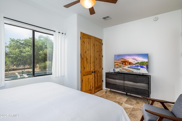 30020 N 63rd St, Cave Creek, AZ 85331 - bedroom with visible vents and ceiling fan
