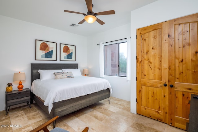 30020 N 63rd St, Cave Creek, AZ 85331 - bedroom featuring visible vents and ceiling fan