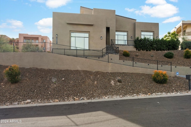 view of pueblo-style house