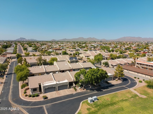 64 N 63rd St N Unit 33, Mesa, AZ 85205 - aerial view of residential area with a mountain backdrop