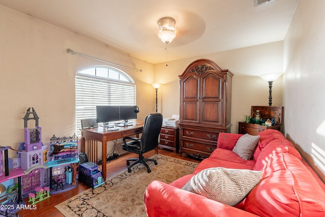 15211 N 89th Ave, Peoria, AZ 85381 - office featuring light wood finished floors and a ceiling fan