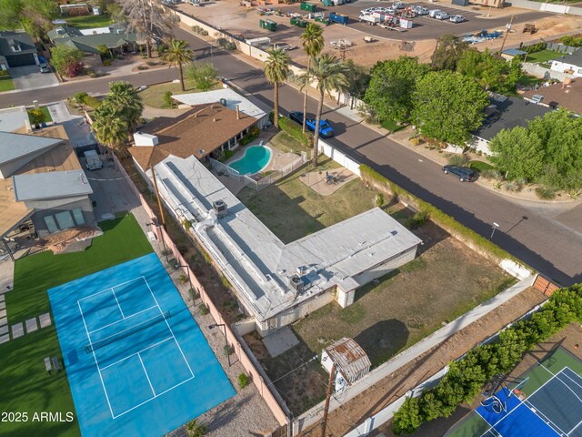 4461 E Flower St, Phoenix, AZ 85018 - bird's eye view of a pool