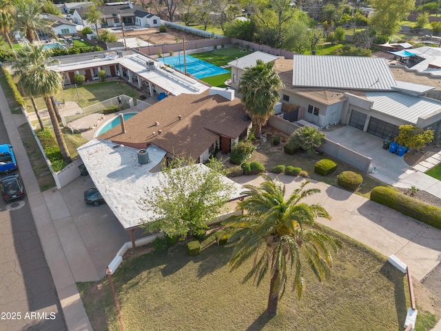 4461 E Flower St, Phoenix, AZ 85018 - aerial view of property and surrounding area