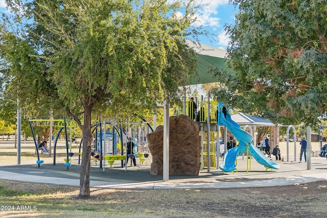 view of play area