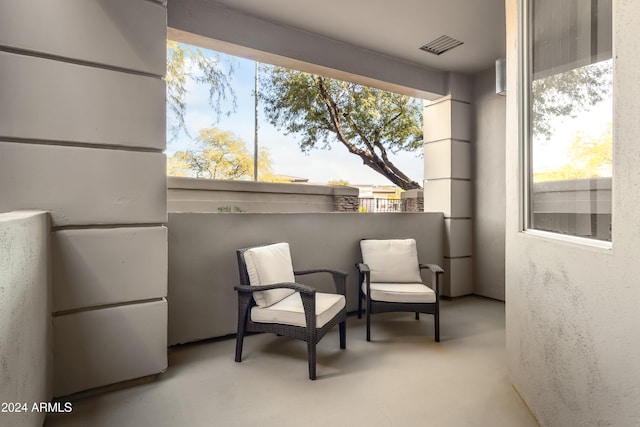 view of sitting room