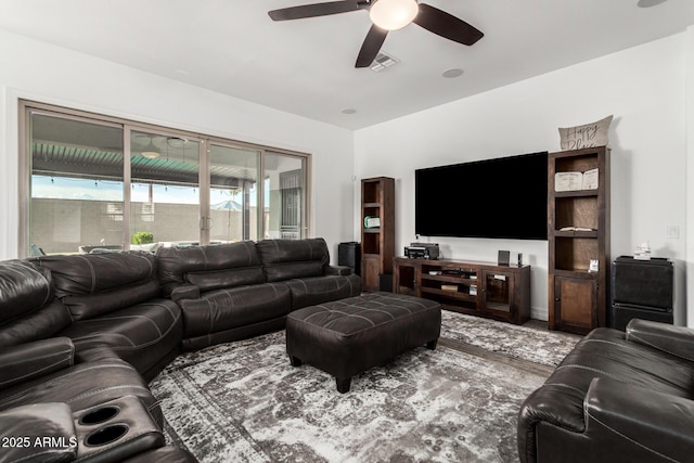 2052 E Scorpio Pl, Chandler, AZ 85249 - living room with a ceiling fan