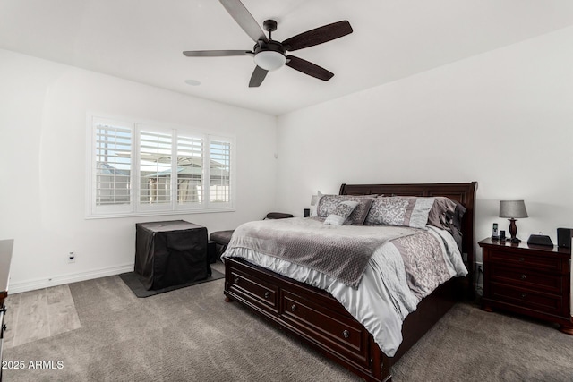2052 E Scorpio Pl, Chandler, AZ 85249 - carpeted bedroom featuring baseboards and ceiling fan