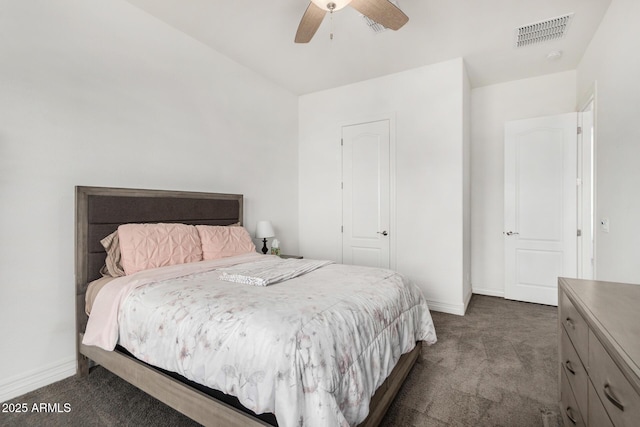 2052 E Scorpio Pl, Chandler, AZ 85249 - carpeted bedroom with baseboards and a ceiling fan