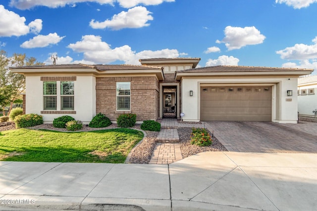 2052 E Scorpio Pl, Chandler, AZ 85249 - prairie-style home with stucco siding, driveway, and an attached garage