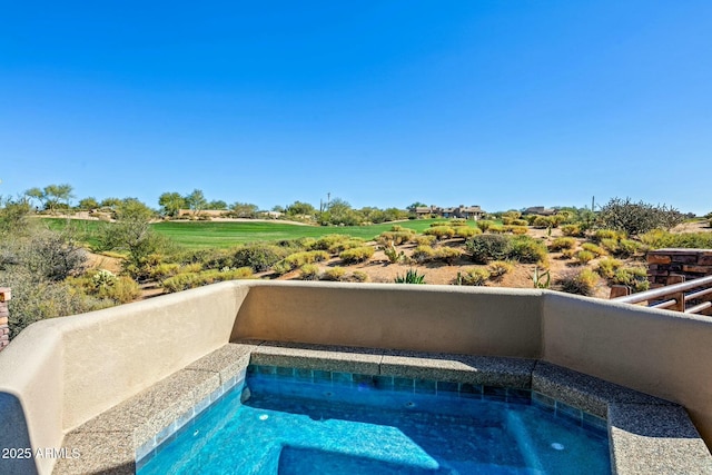 view of pool